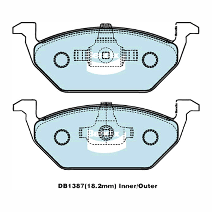 Bendix Euro+ Disc Pads DB1387EU