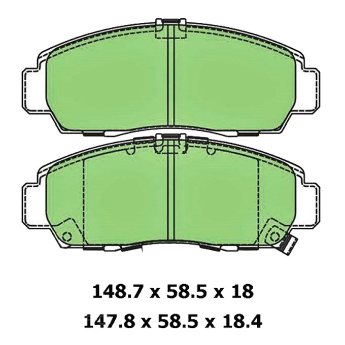Protex Ultra Ceramic Disc Pads DB1393CP