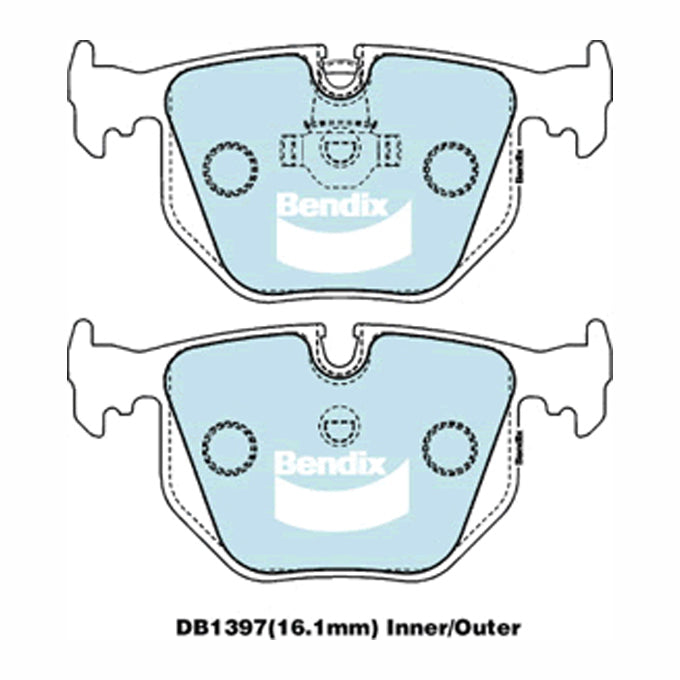 Bendix Euro+ Disc Pads DB1397EU