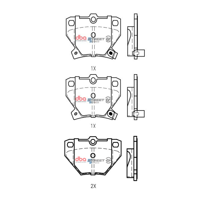 DBA Street Series EV Disc Pads DB1429SSEV