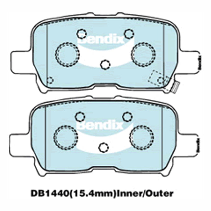 Bendix Heavy Duty Disc Pads DB1440HD