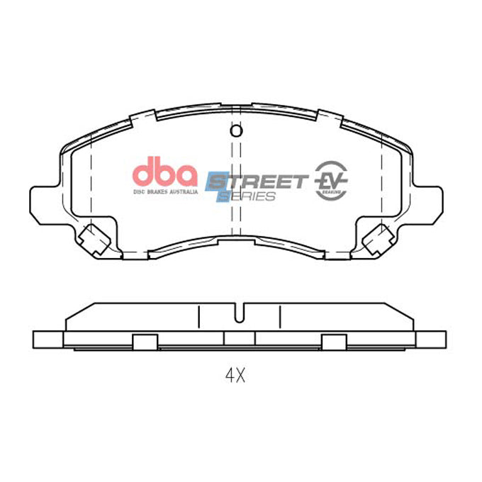 DBA Street Series EV Disc Pads DB1441SSEV