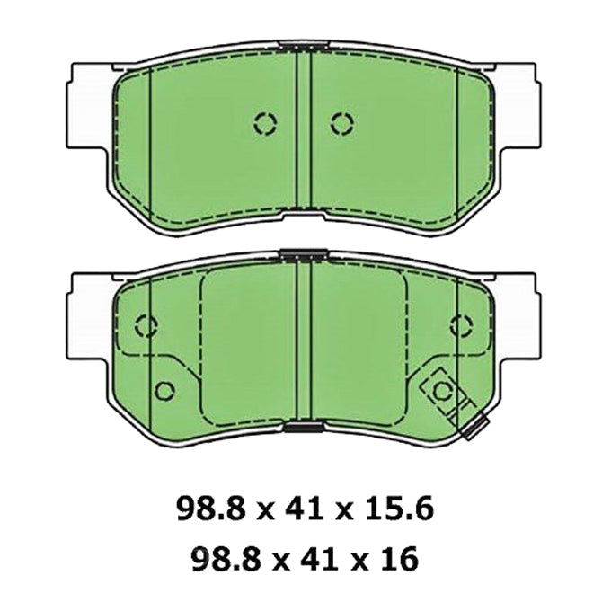 Protex Blue Disc Pads DB1451B