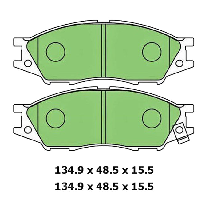 Protex Blue Disc Pads DB1454B