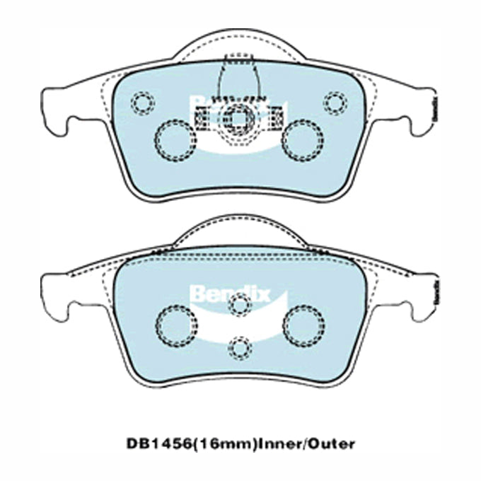 Bendix Euro+ Disc Pads DB1456EU