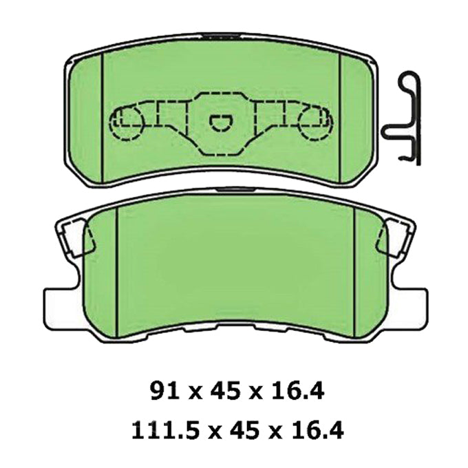 Protex Blue Disc Pads DB1464B