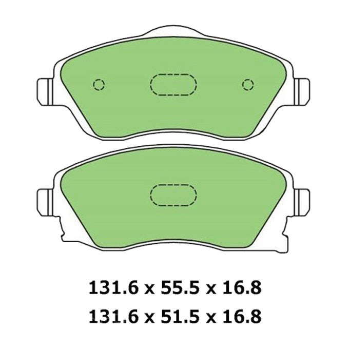 Protex Blue Disc Pads DB1471B
