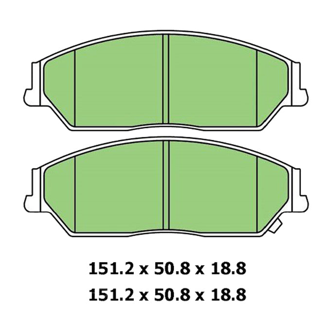 Protex Ultra Ceramic Disc Pads DB1474CP