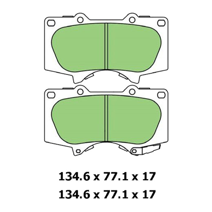 Protex Blue Disc Pads DB1482B