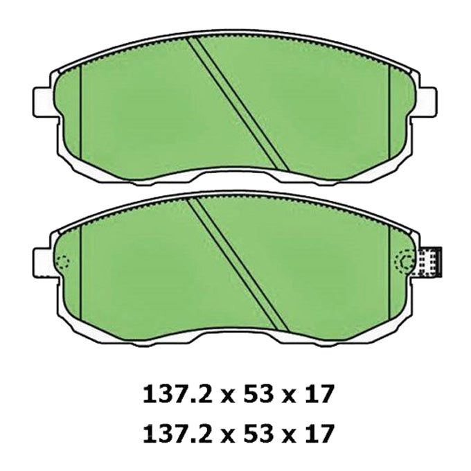 Protex Blue Disc Pads DB1485B