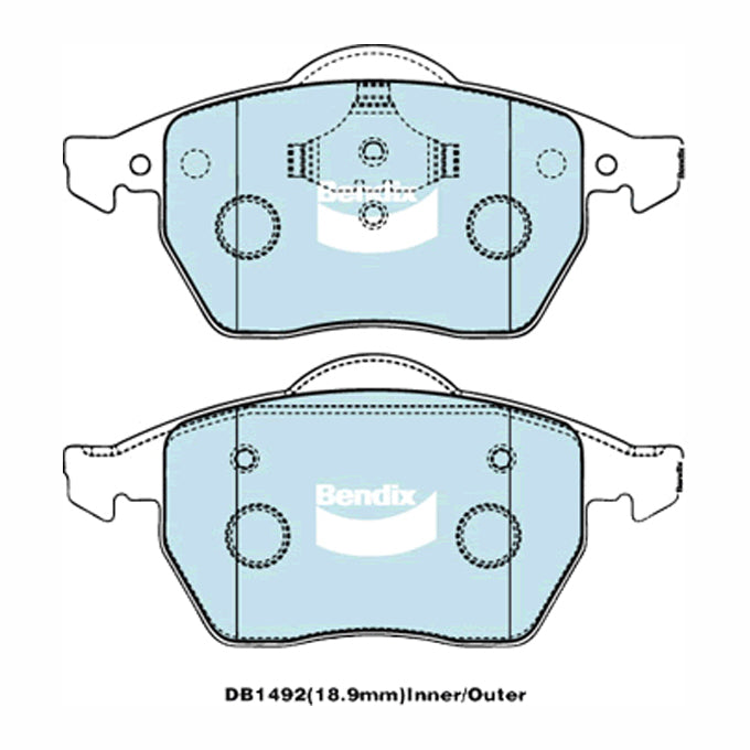 Bendix Euro+ Disc Pads DB1492EU
