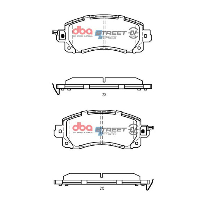 DBA Street Series EV Disc Pads DB15042SSEV