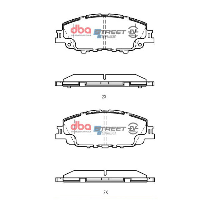 DBA Street Series EV Disc Pads DB15043SSEV