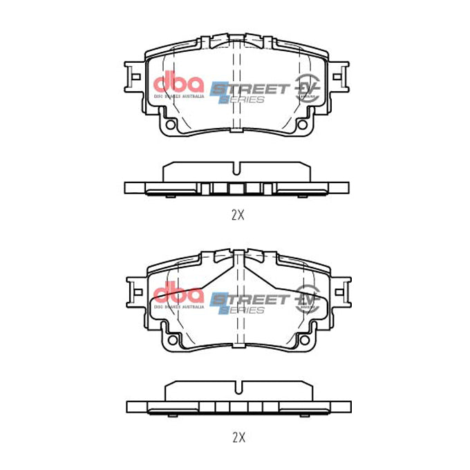 DBA Street Series EV Disc Pads DB15044SSEV