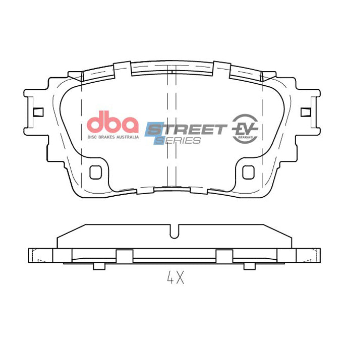 DBA Street Series EV Disc Pads DB15049SSEV