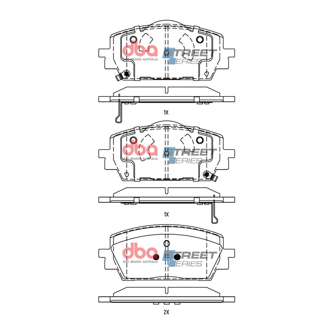 DBA Street Series Disc Pads DB15071SS