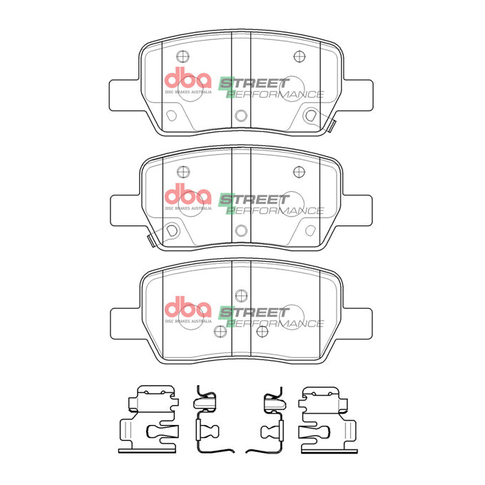 DBA Street Performance Disc Pads DB15072SP