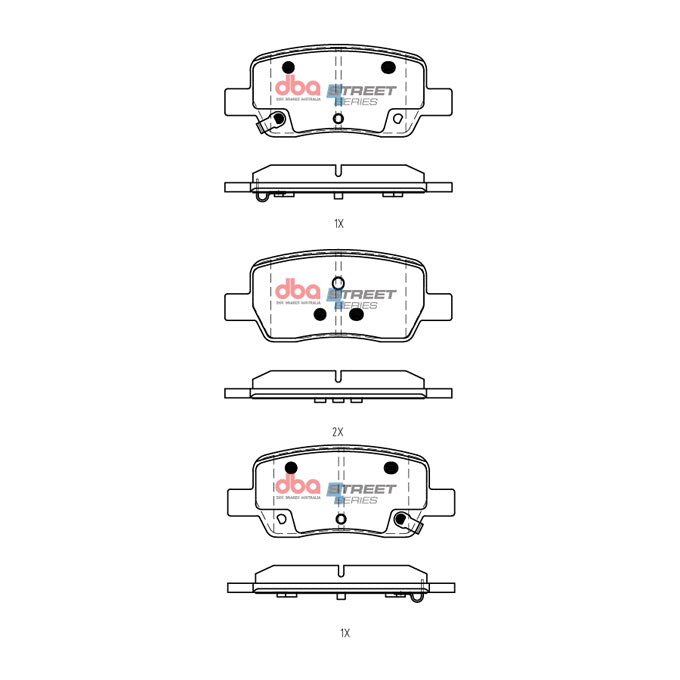 DBA Street Series Disc Pads DB15072SS