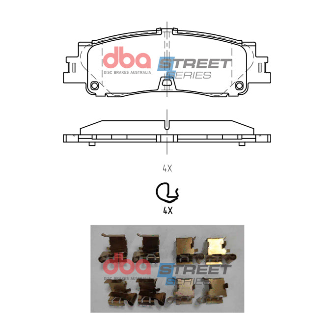 DBA Street Series Disc Pads DB15078SS
