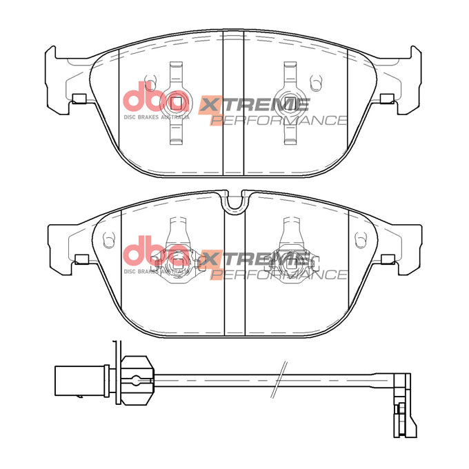 DBA Xtreme Performance Disc Pads DB15099XP