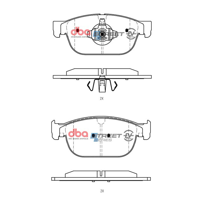 DBA Street Series EV Disc Pads DB15116SSEV