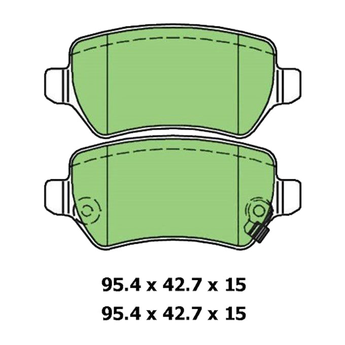Protex Blue Disc Pads DB1511B