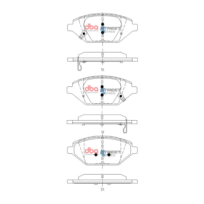 DBA Street Series Disc Pads DB15140SS