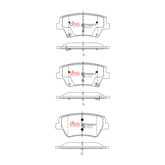 DBA Street Series Disc Pads DB15142SS