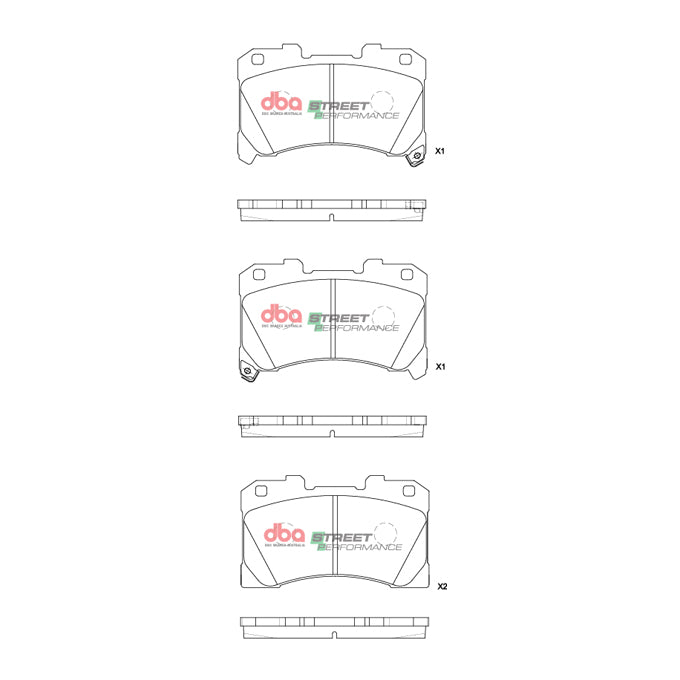 DBA Street Performance Disc Pads DB15147SP