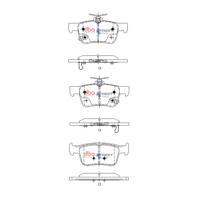 DBA Street Series Disc Pads DB15152SS