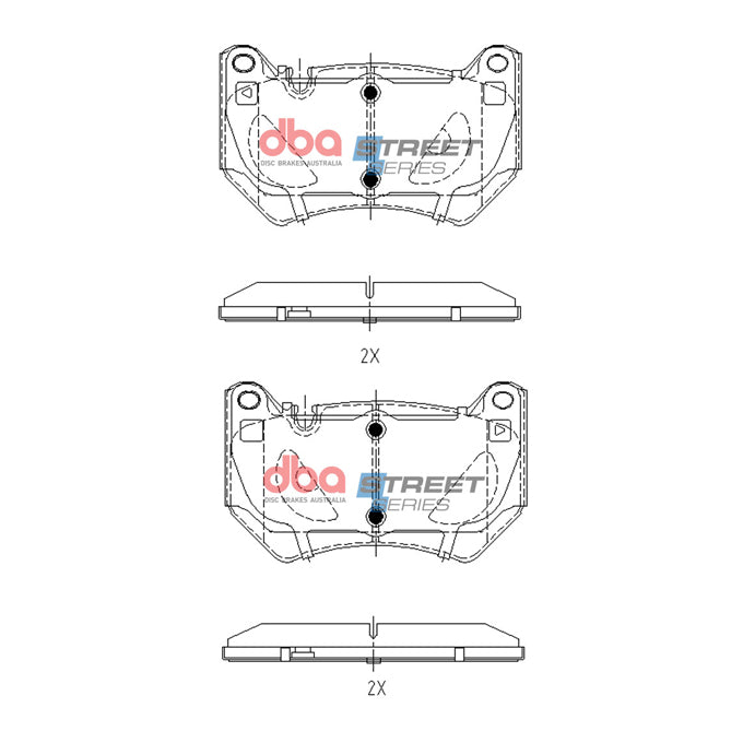 DBA Street Series Disc Pads DB15153SS