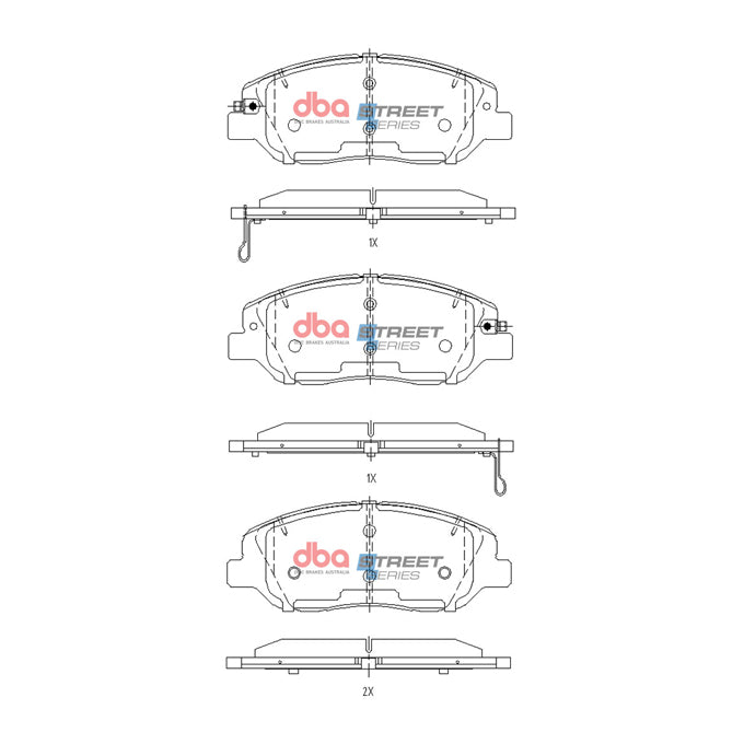 DBA Street Series Disc Pads DB15156SS