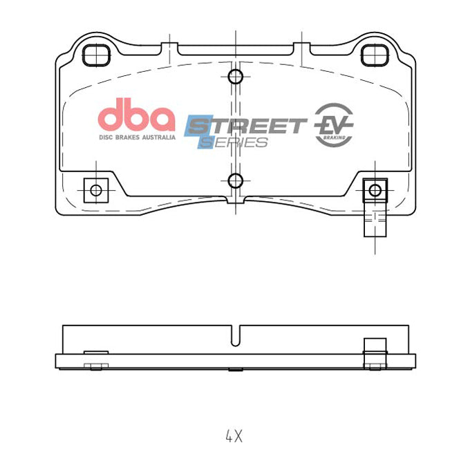 DBA Street Series EV Disc Pads DB15158SSEV