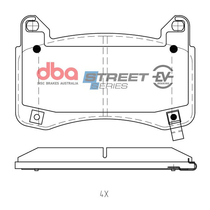 DBA Street Series EV Disc Pads DB15160SSEV