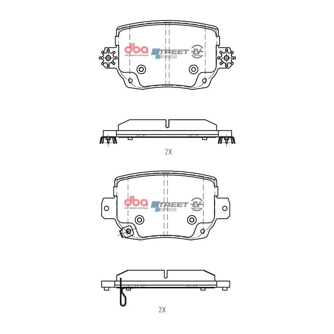 DBA Street Series EV Disc Pads DB15161SSEV