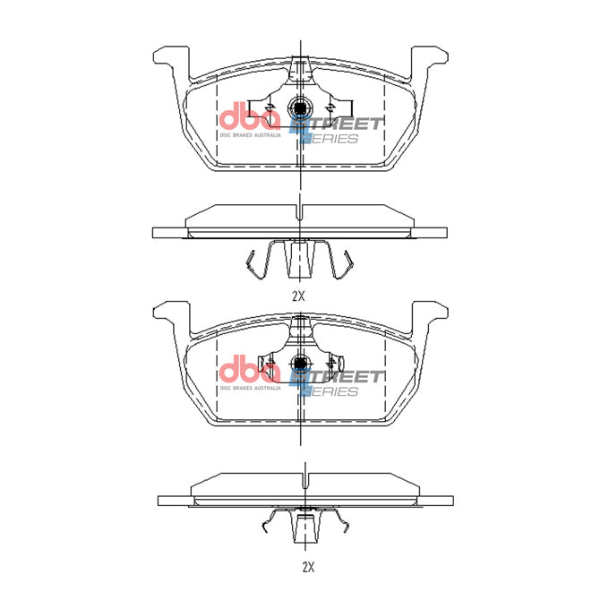 DBA Street Series Disc Pads DB15168SS