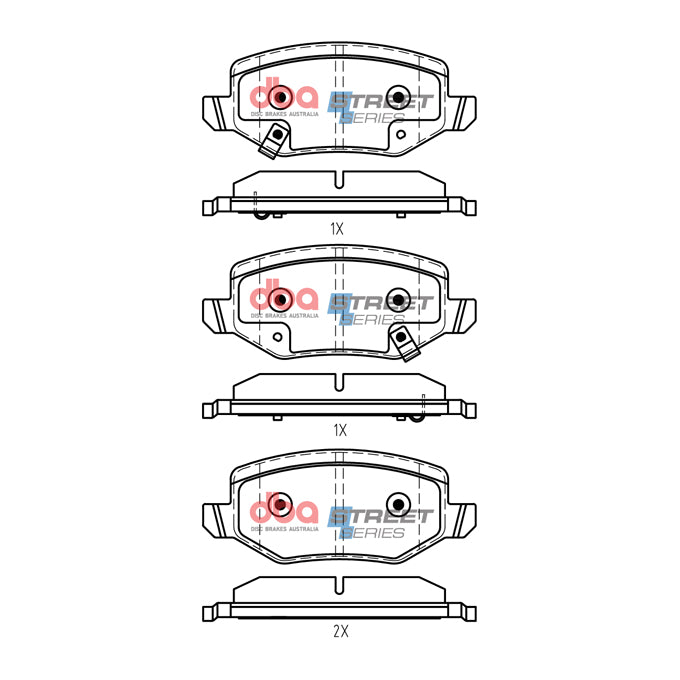 DBA Street Series Disc Pads DB15184SS