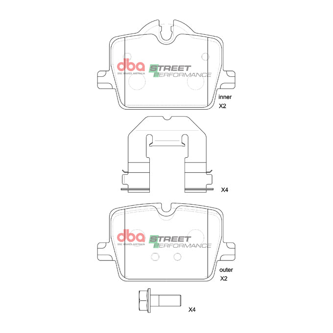 DBA Street Performance Disc Pads DB15190SP