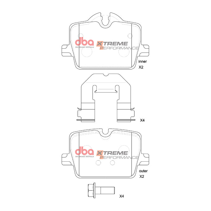 DBA Xtreme Performance Disc Pads DB15190XP