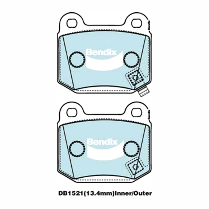 Bendix Ultimate+ Disc Pads DB1521ULT+