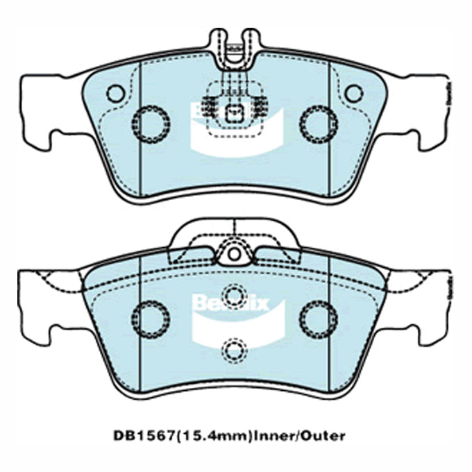 Bendix Euro+ Disc Pads DB1657EU