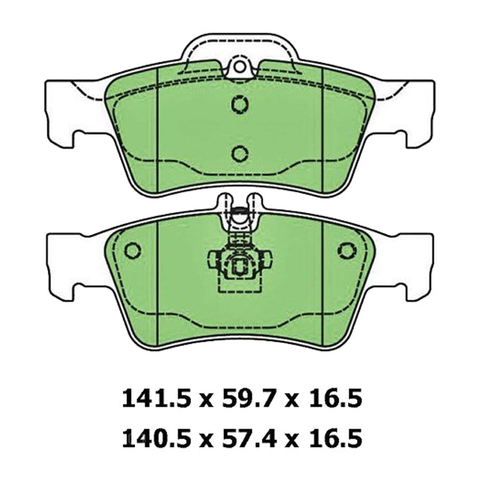 Protex Blue Disc Pads DB1657B