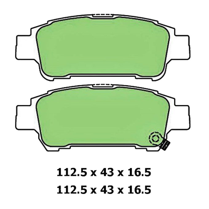 Protex Ultra Ceramic Plus Disc Pads DB1660UP