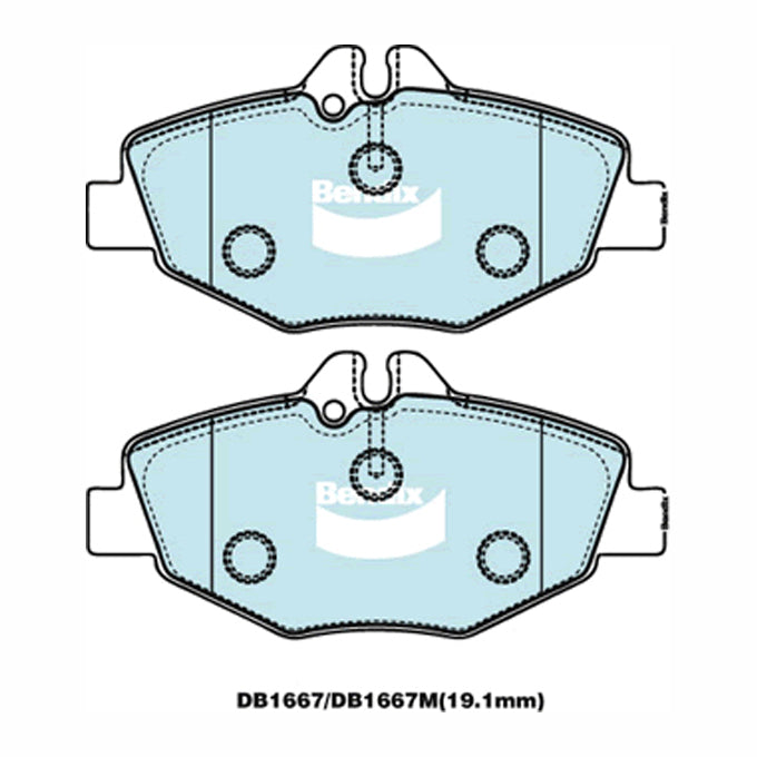 Bendix Heavy Duty Disc Pads DB1667HD