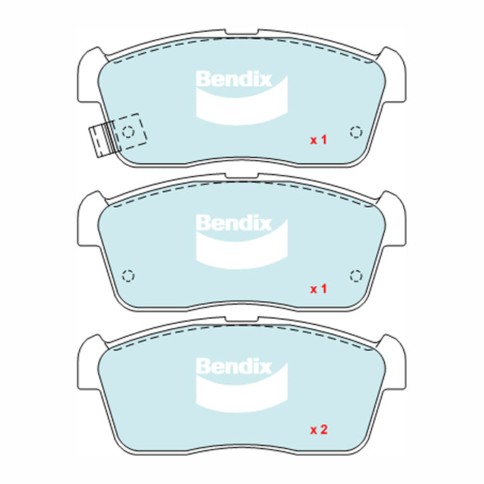 Bendix Heavy Duty Disc Pads DB1674HD