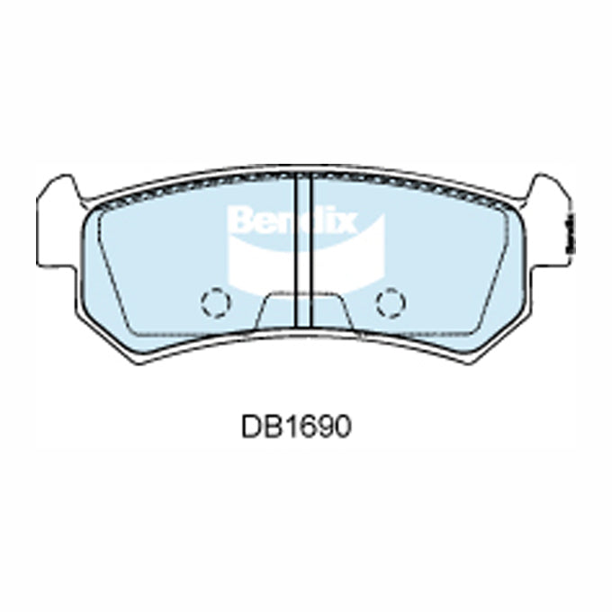 Bendix GCT Disc Pads DB1690GCT