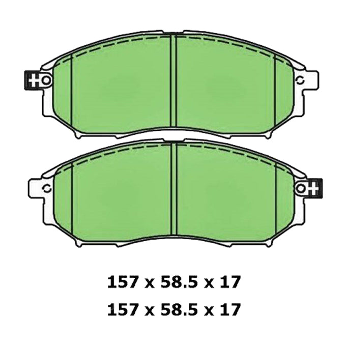 Protex Ultra Ceramic Plus Disc Pads DB1696UP