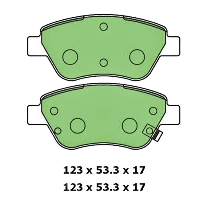 Protex Blue Disc Pads DB1712B