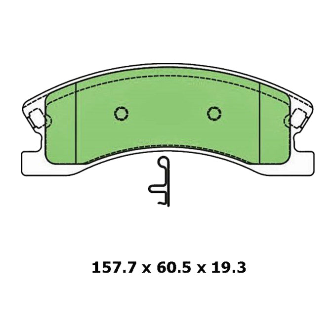 Protex Blue Disc Pads DB1716B