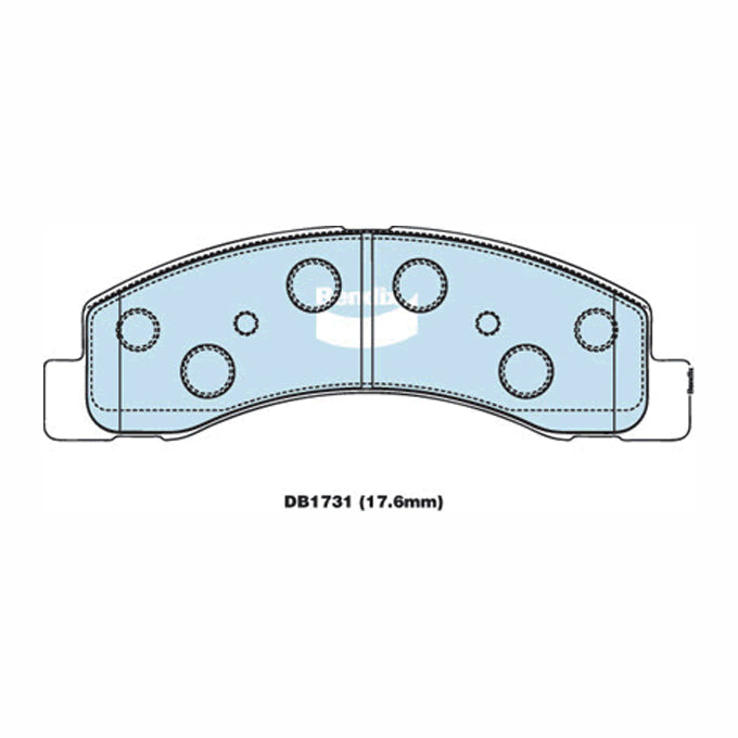 Bendix GCT Disc Pads DB1731GCT